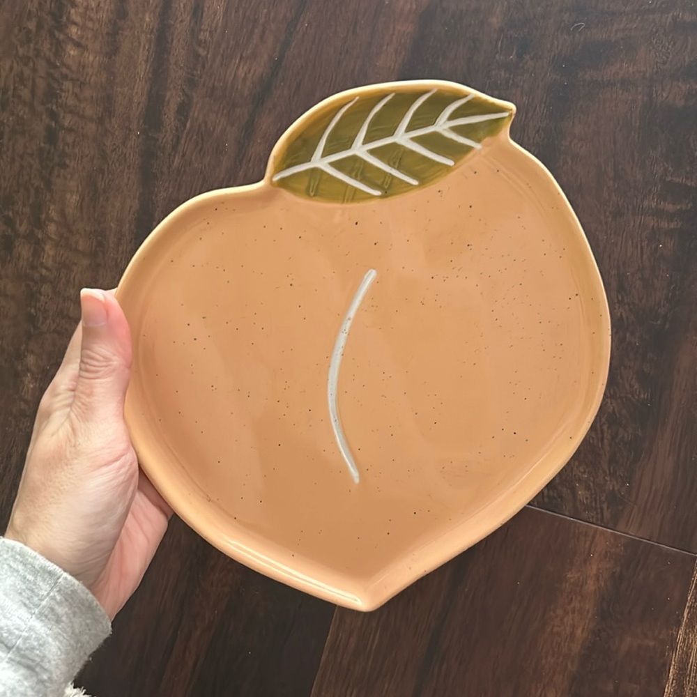 Urban Outfitters Peach Ceramic Catchall